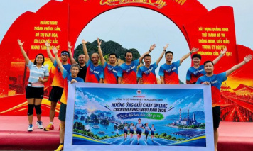 Công ty cổ phần Nhiệt điện Quảng Ninh tích cực hưởng ứng Giải chạy online EVNGENCO1 năm 2026