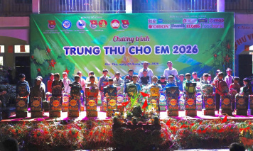 Trung thu cho em 2026: Mang yêu thương đến với các em thiếu nhi xã Vân Sơn