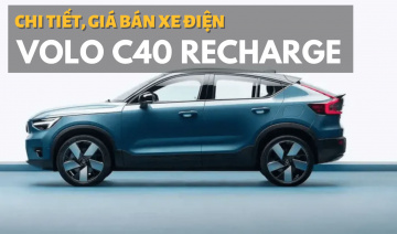 Xe điện Volvo C40 2022: Chi tiết, giá bán