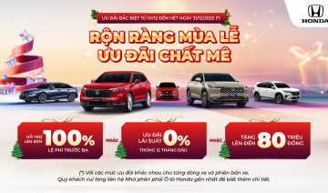 Honda Việt Nam tung ưu đãi kép dịp cuối năm, mở rộng cơ hội sở hữu xe mới