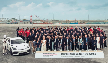 Porsche khởi công Trung tâm Trải nghiệm đầu tiên tại Singapore
