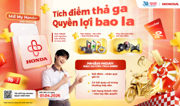 Honda Việt Nam ra mắt chương trình khách hàng thân thiết trên ứng dụng My Honda+