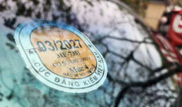 Tem đăng kiểm ghi mức khí thải thực tế, không phải chuẩn Euro của xe