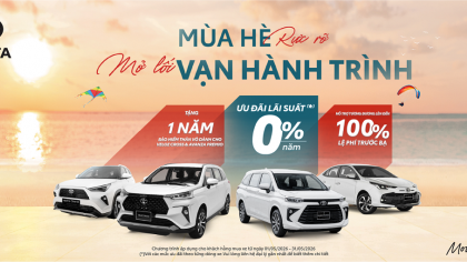 Doanh số Toyota tháng 4/2026 vượt 6.600 xe, hybrid tăng gần 80%