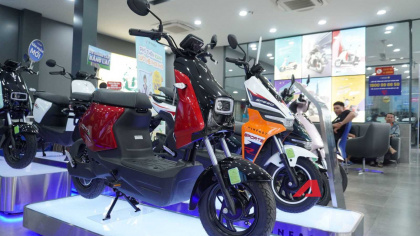 VinFast Amio S: Xe điện cho con vào lớp 10, giá sau ưu đãi chỉ 11,6 triệu đồng