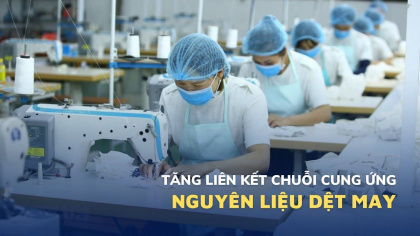 Tăng liên kết chuỗi cung ứng nguyên liệu cho ngành dệt may