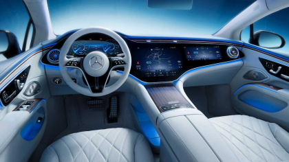 Xem màn hình "siêu to khổng lồ" trên Mercedes EQS đặc biệt thế nào?