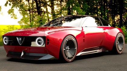 Alfa Romeo GTS Concept: Thiết kế tuyệt đẹp mang phong cách hoài cổ