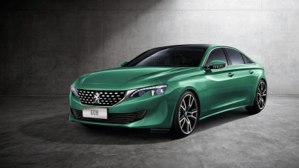 Lộ hình ảnh mẫu xe concept Peugeot 608