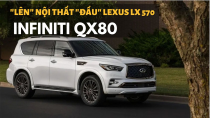 "Khủng long" Infiniti QX80 cập nhật nội thất mới, "quyết đấu Lexus" LX 570
