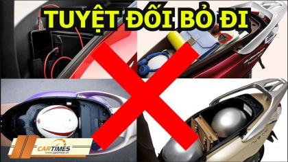 10 đồ vật tuyệt đối không được để vào cốp xe máy khi trời nắng nóng