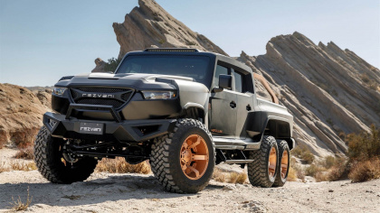 Siêu bán tải 6 bánh mạnh nhất thế giới Rezvani Hercules 6x6 ra mắt, công suất 1.300 mã lực