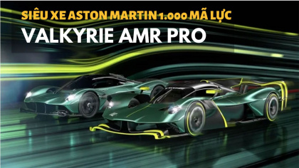Aston Martin Valkyrie AMR Pro: Giới hạn 40 chiếc, mạnh 1.000 mã lực