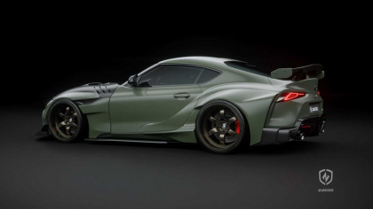 Toyota Supra thế hệ mới “lột xác” ngoạn mục trong bộ widebody của Zacoe Performance