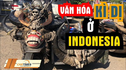 Văn hóa xe Vespa độ độc đáo của người dân Indonesia