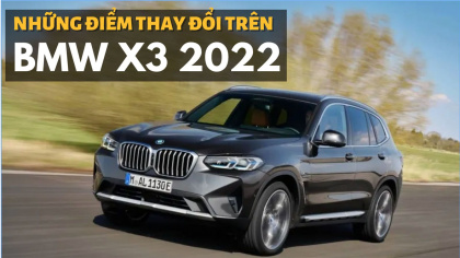 BMW X3 2022 mới ra mắt thay đổi những gì?