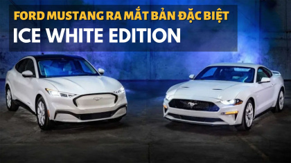 Bộ đôi Ford Mustang ra mắt phiên bản đặc biệt Ice White Edition