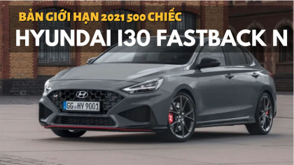 Hyundai i30 Fastback N ra mắt bản giới hạn, giá 820 triệu đồng
