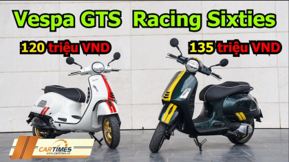 Giá 120 triệu đồng, Vespa GTS 150 Racing Sixties vừa ra mắt Việt Nam có gì?