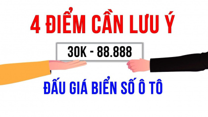 4 điều quan trọng về đấu giá biển số ô tô mà người mua xe cần biết