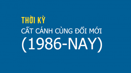 Thời kỳ 1986-Nay: Cất cánh cùng đổi mới