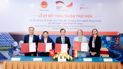 Việt Nam - Đức mở rộng hợp tác về chuyển dịch năng lượng