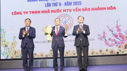 Yến sào Khánh Hòa 5 lần đạt top 10 doanh nghiệp Việt Nam sáng tạo xuất sắc