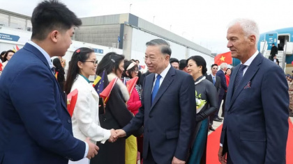 Tổng Bí thư, Chủ tịch nước Tô Lâm bắt đầu thăm chính thức Liên minh châu Âu và Vương quốc Bỉ
