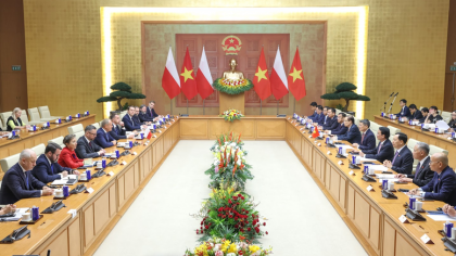 Hai Thủ tướng Việt Nam - Ba Lan hội đàm: Nhất trí phối hợp nâng kim ngạch thương mại song phương lên 6 tỷ USD