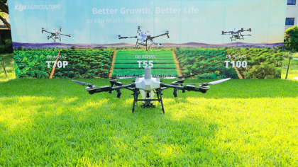 DJI Agriculture ra mắt T55, nâng tầm ứng dụng drone nông nghiệp tại Việt Nam