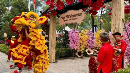 Chợ tết Ciputra 2026: Xuân truyền thống trong lòng đô thị quốc tế