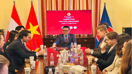 "Cà phê với Đại sứ": Sáng kiến lan tỏa hình ảnh, thương hiệu Việt Nam tại Áo