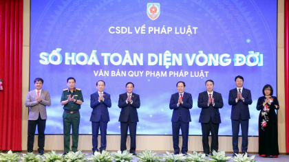 Tập đoàn FPT đồng hành cùng Bộ Tư pháp ứng dụng công nghệ số và AI sẵn sàng tổng rà soát văn bản quy phạm pháp luật