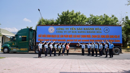 Sanna Khánh Hòa xuất khẩu thành công lô hàng nước giải khát đầu tiên sang Hoa Kỳ