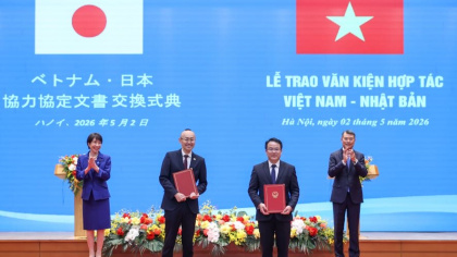 Việt Nam, Nhật Bản trao nhiều văn kiện hợp tác quan trọng