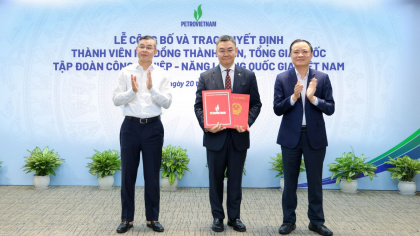 Công bố và trao quyết định Tổng Giám đốc Petrovietnam
