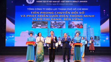 EVNHCMC ghi dấu ấn tại Vietnam I4 Impact Awards 2026