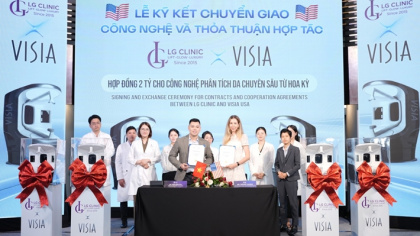 LG Clinic ký deal 2 tỷ đồng: Chính thức sở hữu công nghệ phân tích da VISIA hàng đầu từ Hoa Kỳ