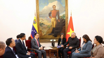 Các hoạt động của Thứ trưởng Nguyễn Hoàng Long trong khuôn khổ chuyến thăm và làm việc tại Venezuela của Ủy viên Bộ Chính trị, Bộ trưởng Bộ Ngoại giao Việt Nam Lê Hoài Trung