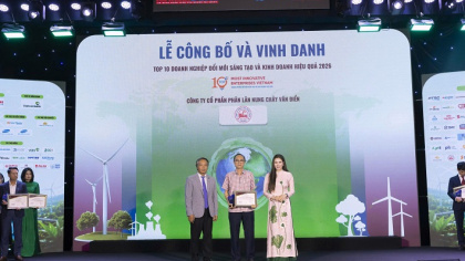 Phân lân nung chảy Văn Điển vào Top 10 Doanh nghiệp Đổi mới sáng tạo và Kinh doanh hiệu quả 2026