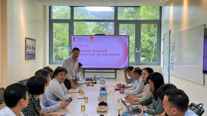 Cục Khoa học, Công nghệ và Chuyển đổi số làm việc với Đại học Bách khoa Hà Nội nhằm thúc đẩy hợp tác khoa học, công nghệ và đổi mới sáng tạo