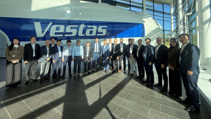 Thứ trưởng Trương Thanh Hoài làm việc với Tập đoàn Vestas (Đan Mạch)