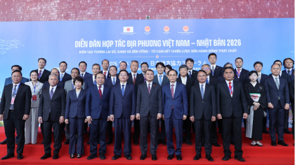 Diễn đàn Hợp tác địa phương Việt Nam - Nhật Bản 2026: Từ cam kết chiến lược đến hành động thực chất