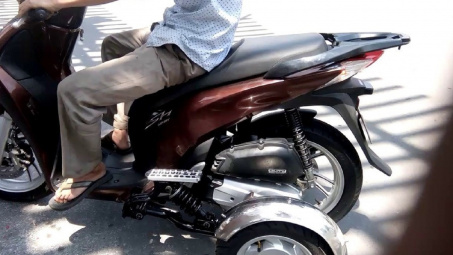Quy chuẩn đối với xe mô tô, gắn máy cho người khuyết tật