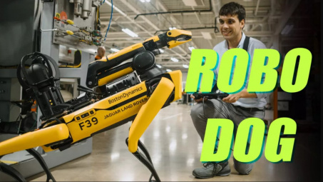 Jaguar Land Rover sử dụng chó robot làm việc tại nhà máy