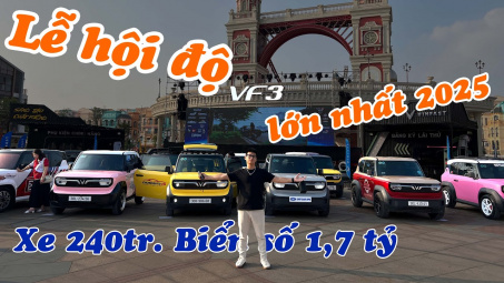 Choáng ngợp xe độ tại lễ hội Offline VinFast VF3 lớn nhất 2025