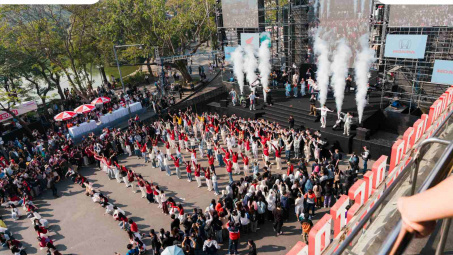 Honda Thanks Day 2024 khai màn sôi động tại phố đi bộ Hồ Gươm