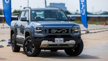 Mẫu bán tải BYD Shark PHEV 2025 cập bến Đông Nam Á