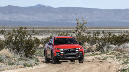 Mẫu bán tải Hyundai Santa Cruz 2025 được nâng cấp