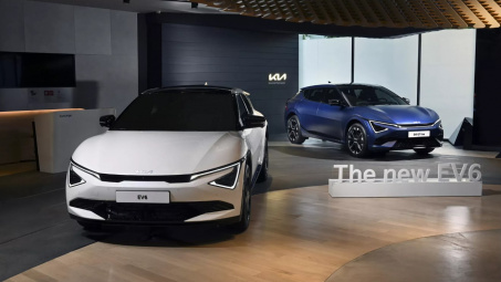 Kia EV6 mới ra mắt tại Hàn Quốc có pin lớn hơn, phạm vi hoạt động rộng hơn